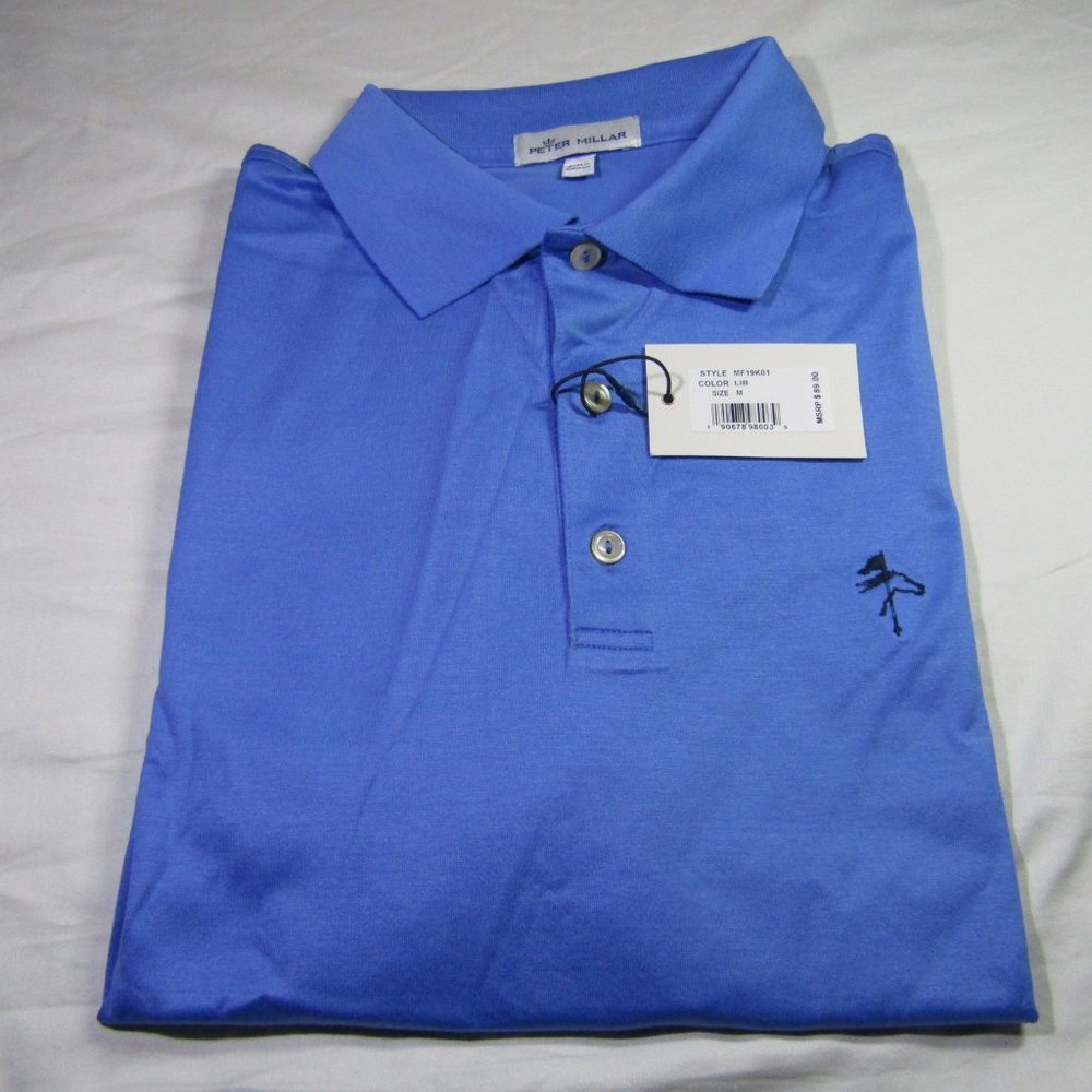 (M) Solid Blue Polo